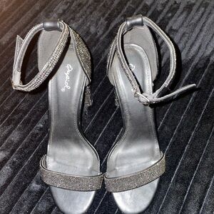 AKIRA Black Sparkling Heels